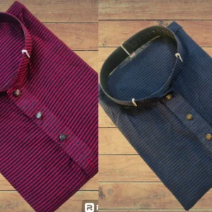 চিকন স্ট্রাইপ পাঞ্জাবি - ২ পিচ