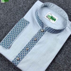 কম্বাইন্ড ডিজাইন পাঞ্জাবি (এশ কালার)